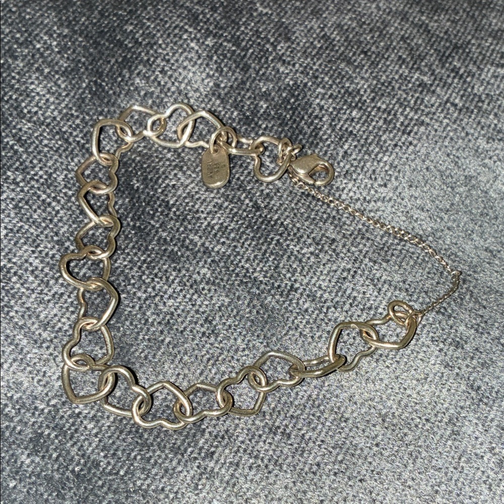 James Avery Gold Heart Chain Bracelet